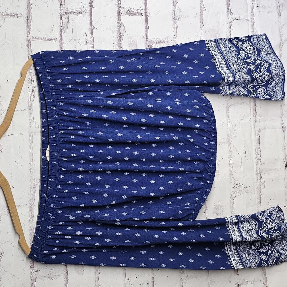 LA Hearts Bandana Blue Crop